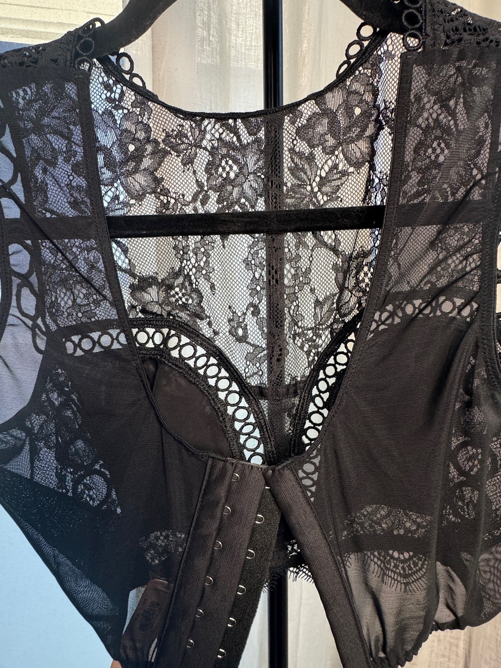 Victoria's Secret Black Lace Sheer Bralette Top - Picture 3 of 15